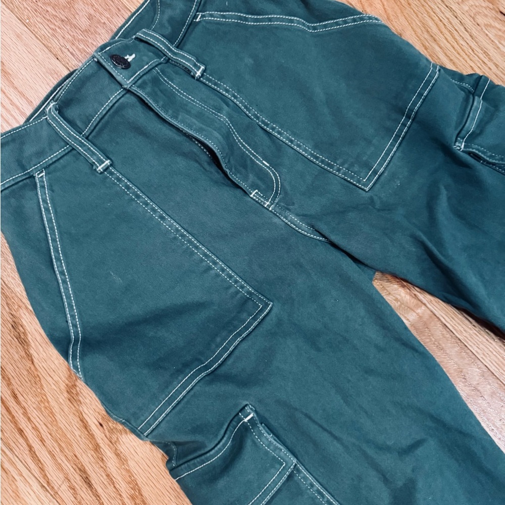 Hollister Dark Green Men's Cargo Pants